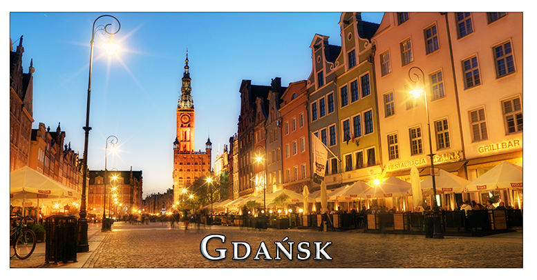 Pocztówki Gdańsk, Centrum Gdańska, Trójmiasto, pomorskie, Gdańska Starówka, Gdańsk Stare Miasto