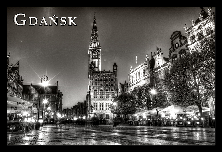 Gdansk poczt�wki czarnio-bia�e, Black and White Postcards, Gda�sk