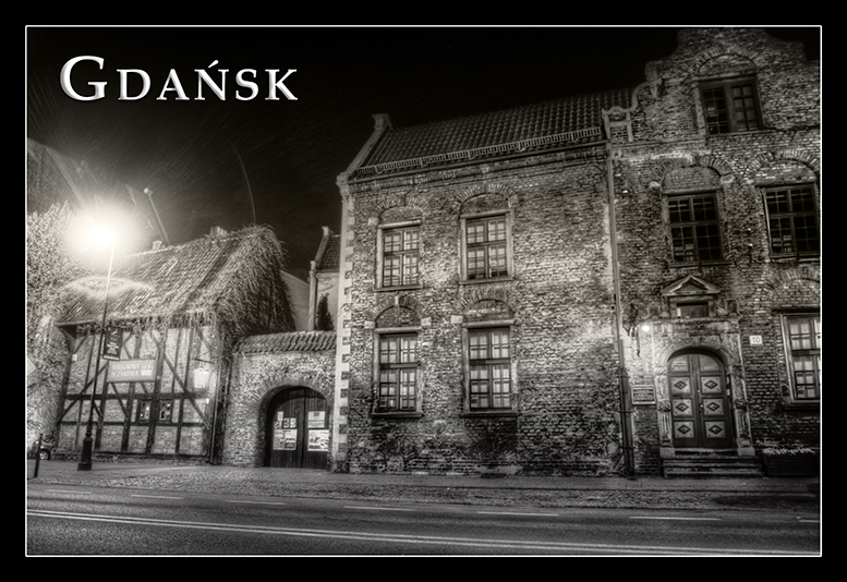 Gdansk poczt�wki czarnio-bia�e, Black and White Postcards, Gda�sk