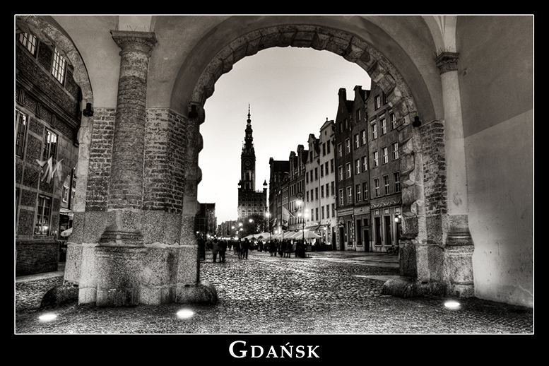 Gdansk poczt�wki czarnio-bia�e, Black and White Postcards, Gda�sk