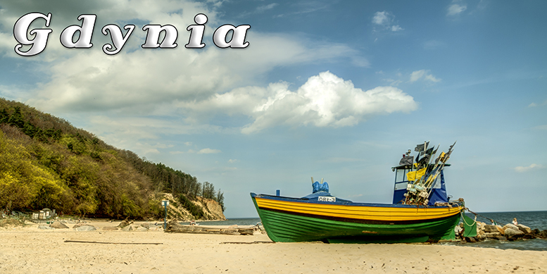 Gdynia Orłowo, klif Gdynia, molo w Gdyni Orłowie