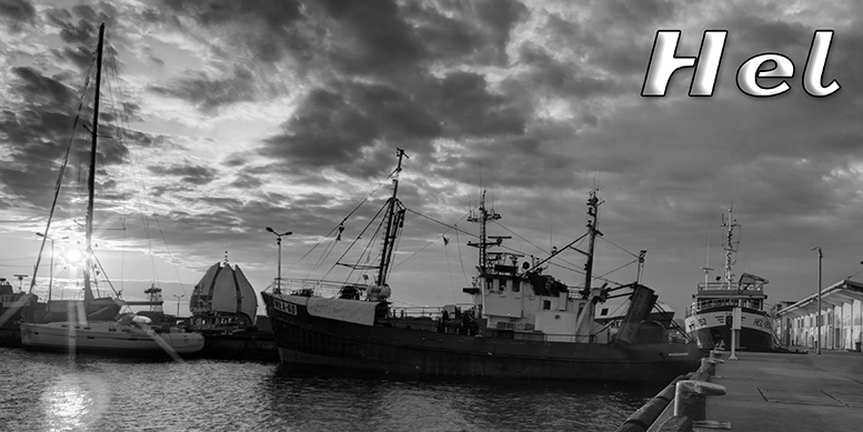 Hel, poczt�wki z Helu, Port Hel, Nadmorski Park Krajobrazowy