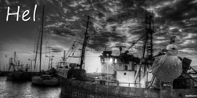 Hel, poczt�wki z Helu, Port Hel, Nadmorski Park Krajobrazowy