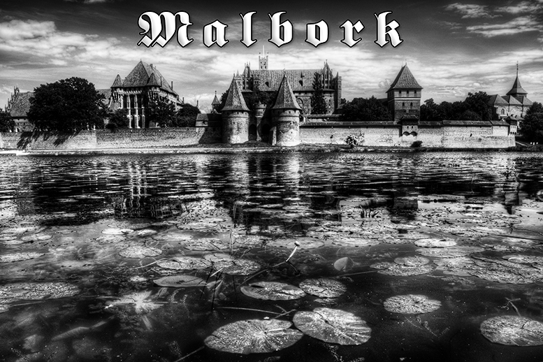 Poczt�wki czarno-bia�e Malbork, Zamek Krzy�acki w Malborku