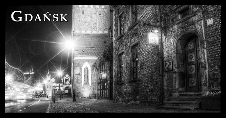 Gdansk poczt�wki czarnio-bia�e, Black and White Postcards, Gda�sk