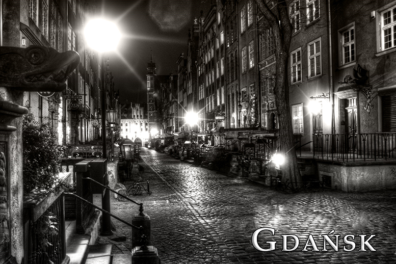 Gdansk poczt�wki czarnio-bia�e, Black and White Postcards, Gda�sk
