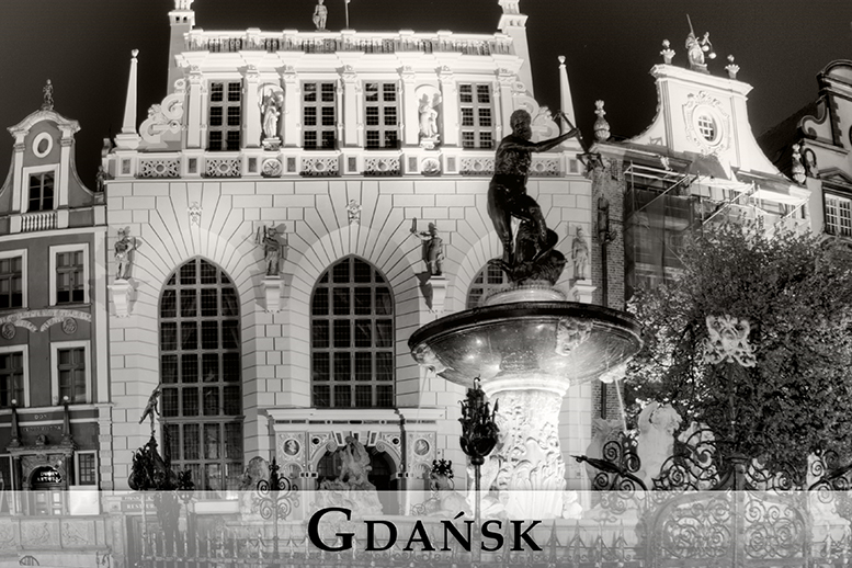 Gdansk poczt�wki czarnio-bia�e, Black and White Postcards, Gda�sk