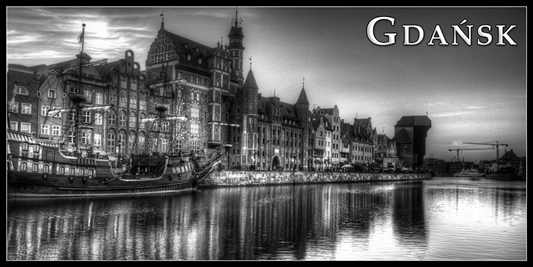 Gdansk poczt�wki czarnio-bia�e, Black and White Postcards, Gda�sk