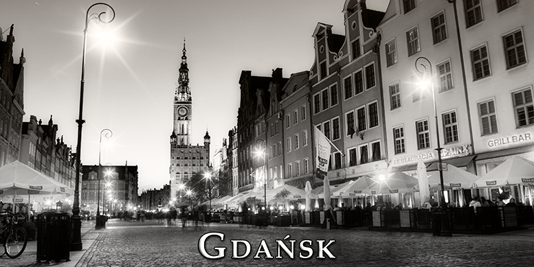 Gdansk poczt�wki czarnio-bia�e, Black and White Postcards, Gda�sk