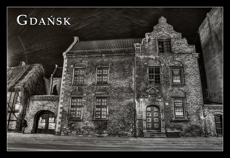 Gdansk poczt�wki czarnio-bia�e, Black and White Postcards, Gda�sk