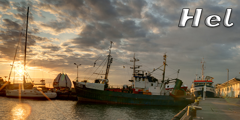 Hel, poczt�wki z Helu, Port Hel, Nadmorski Park Krajobrazowy