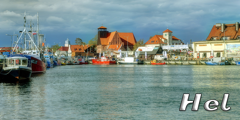 Hel, poczt�wki z Helu, Port Hel, Nadmorski Park Krajobrazowy