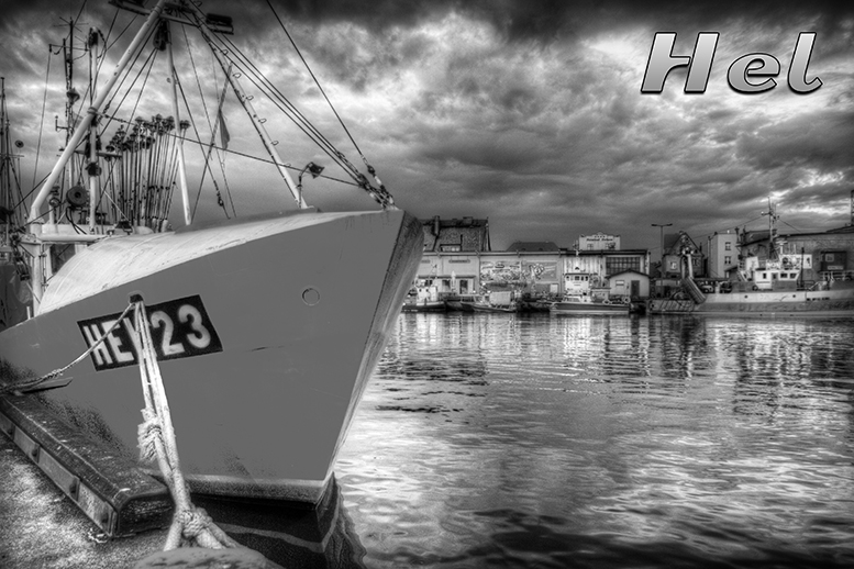 Hel, poczt�wki z Helu, Port Hel, Nadmorski Park Krajobrazowy