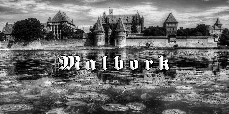 Poczt�wki czarno-bia�e Malbork, Zamek Krzy�acki w Malborku