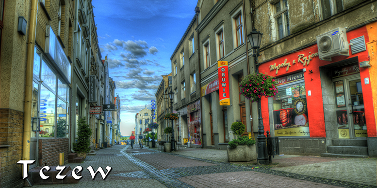 Tczew, Most Lisewski, Wis�a w Tczewie, Centrum Tczewa