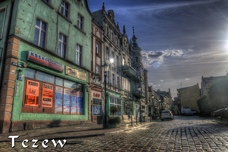 Tczew, Most Lisewski, Wis�a w Tczewie, Centrum Tczewa, rynek w Tczewie