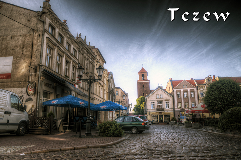 Tczew, Most Lisewski, Wis�a w Tczewie, Centrum Tczewa, rynek w Tczewie