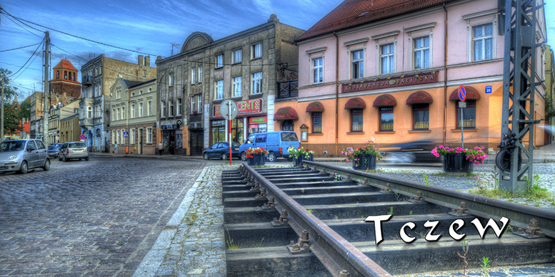 Tczew, Most Lisewski, Wis�a w Tczewie, Centrum Tczewa
