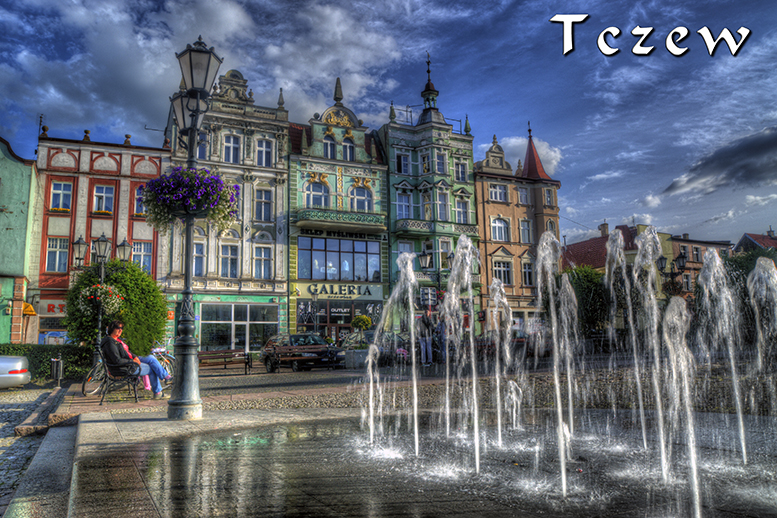 Tczew, Most Lisewski, Wisła w Tczewie, Centrum Tczewa, rynek w Tczewie